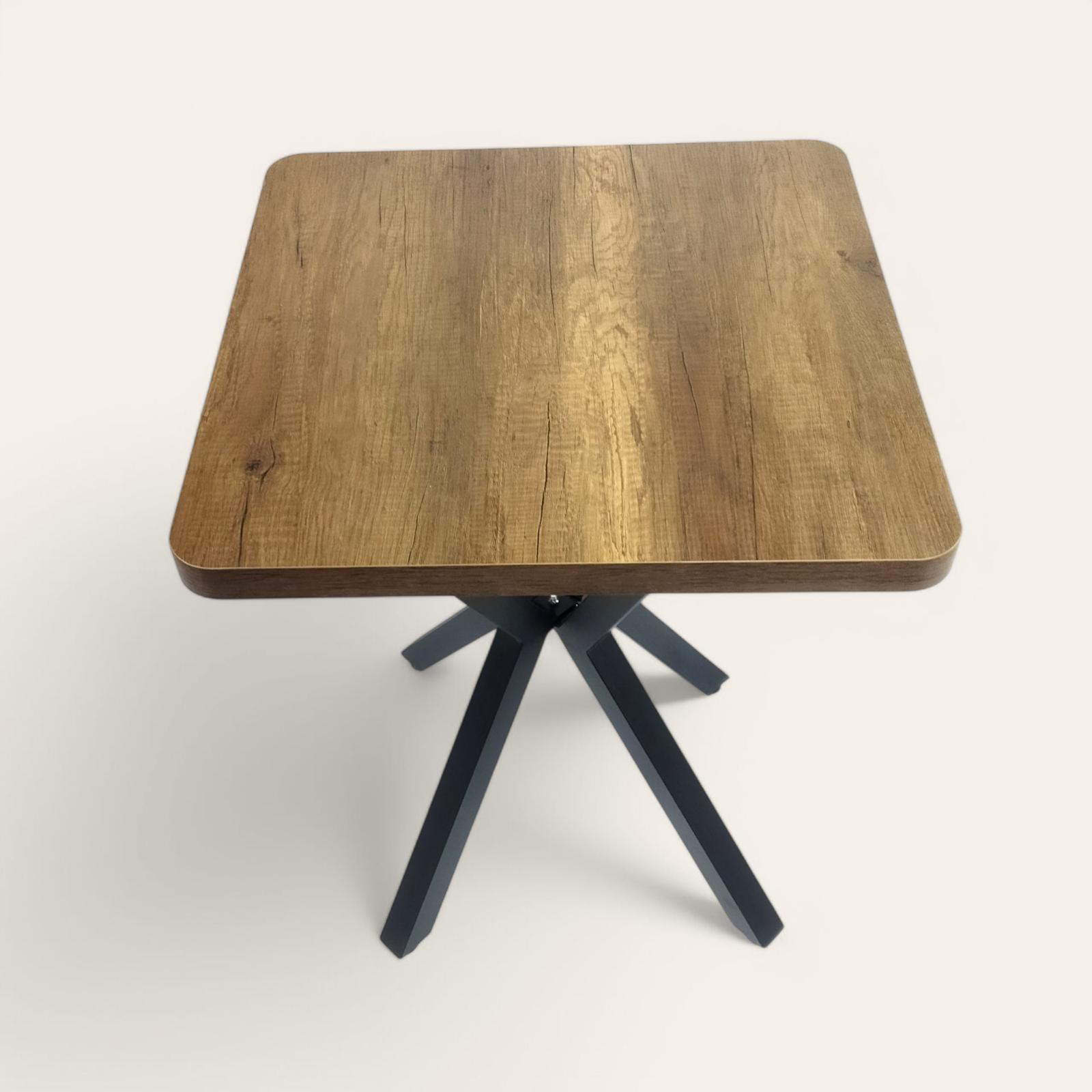 Meşe Kare X-Ayak Restaurant Masası