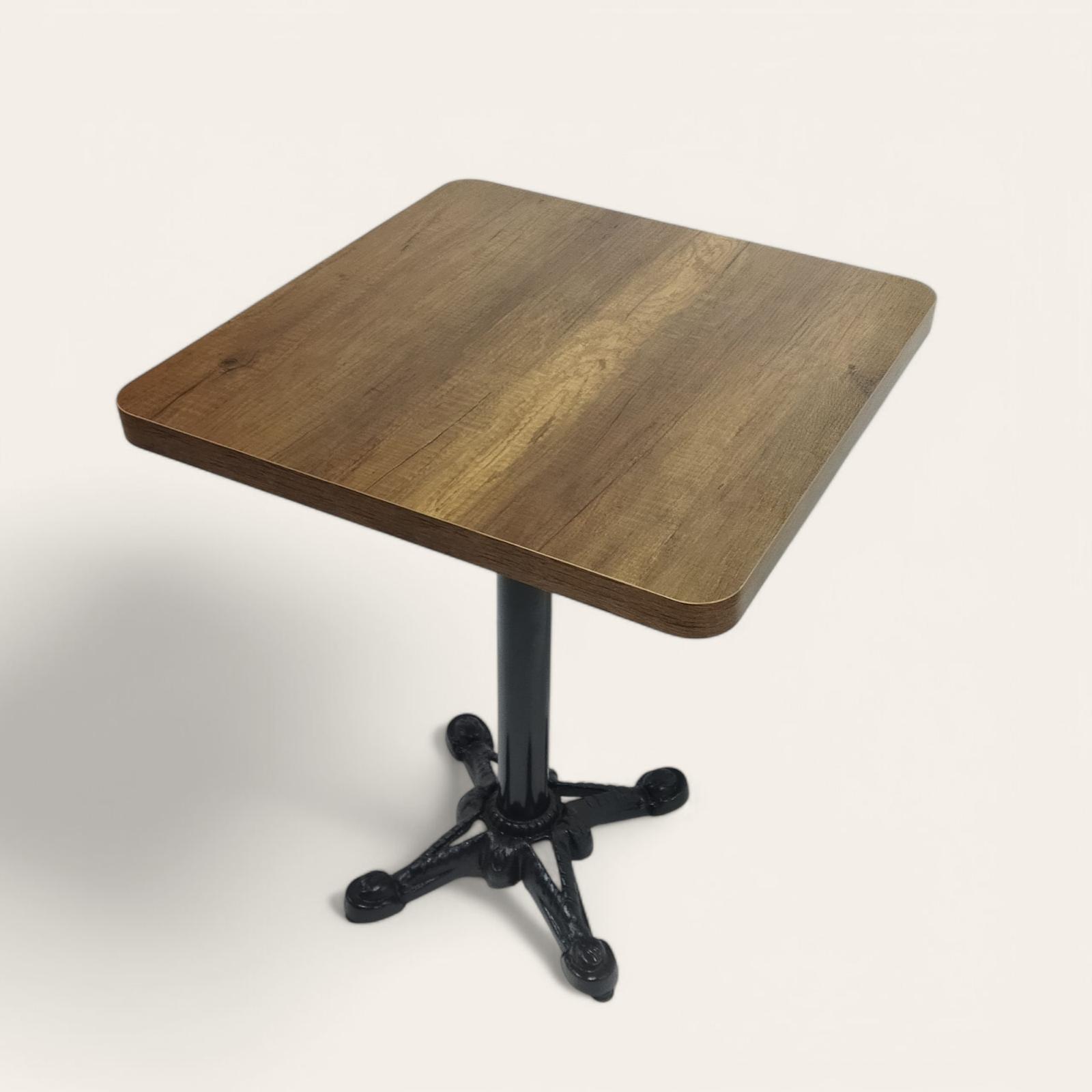 Klasik Meşe Bistro Pedestal Masası